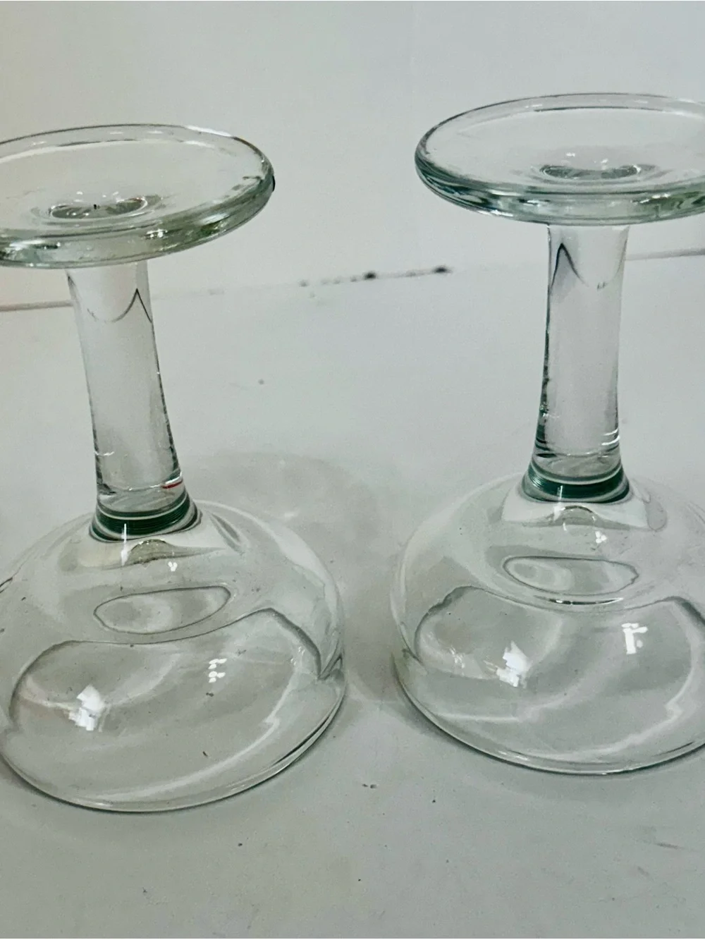 Source Unknown Clear Coupe Cocktail Glasses - Pair